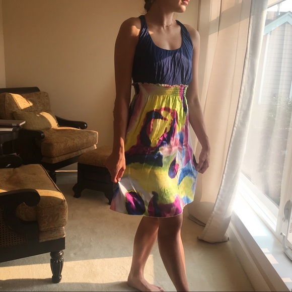 Nordstrom Watercolor Dress - Picture 3 of 6